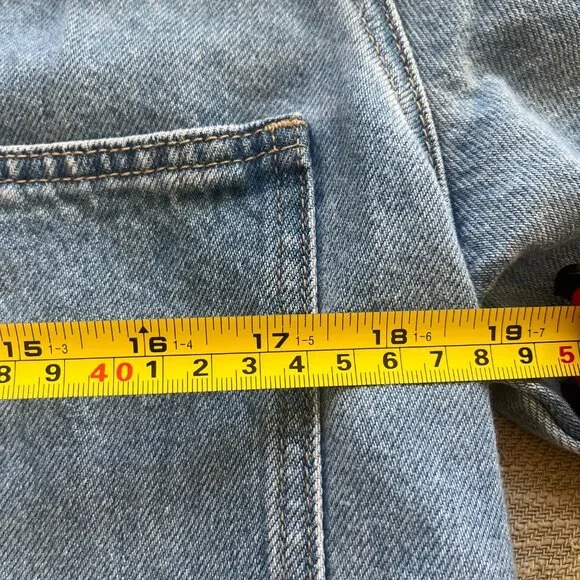 Seed Heritage Denim Button Through Mini Dress (AUS 10/US 6) - Picture 10 of 12